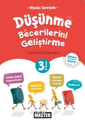 Okyanus Yayınları 3. Sınıf Junior Master Düşünme Becerilerini Geliş Genel Yetenek - Kolektif kitap kapağı