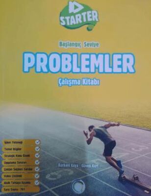 Starter Başlangıç Seviye Problemler Çalışma Kitabı - Kurbani Kaya kitap kapağı