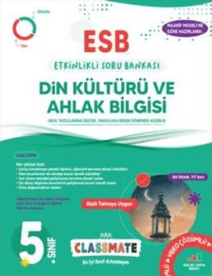 5. Sınıf Classmate Din Kültürü ve Ahlak Bilgisi Etkinlikli Soru Bankası - Kolektif kitap kapağı