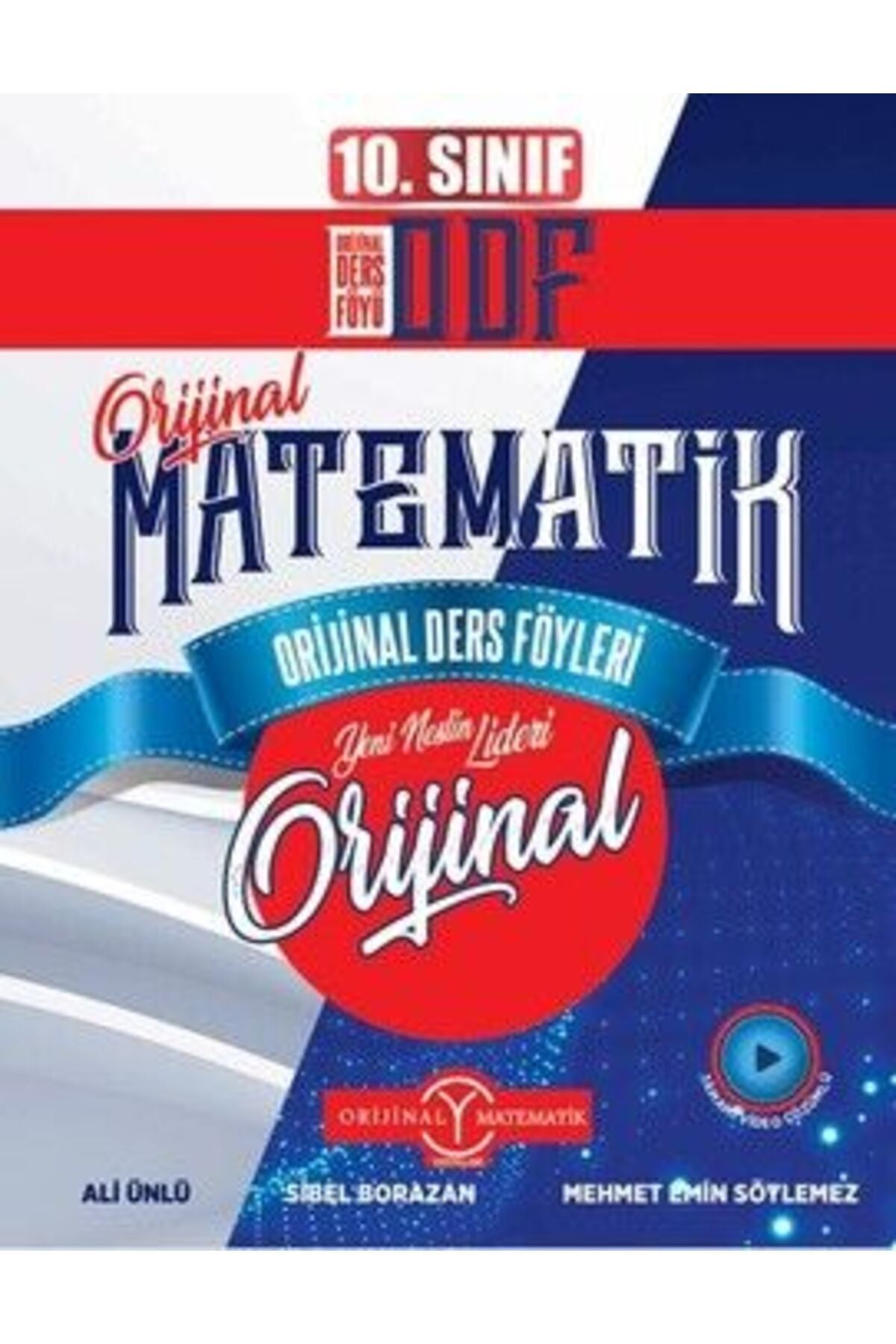 Orijinal 10. Sınıf Matematik ODF Orijinal Ders Föyleri Ayraç Hediyeli Fenomen Önerili - Ali Ünlü kitap kapağı