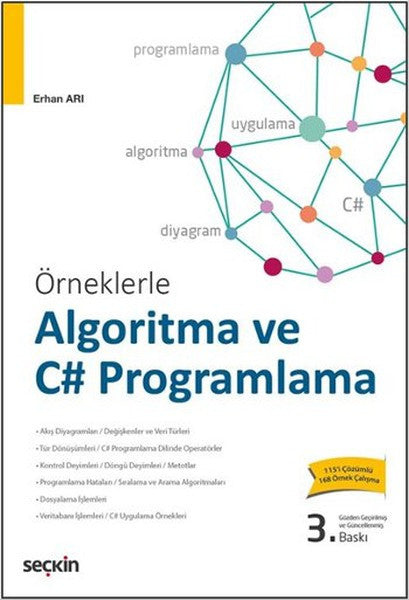 Örneklerle Algoritma ve C# Programlama - Erhan Arı kitap kapağı