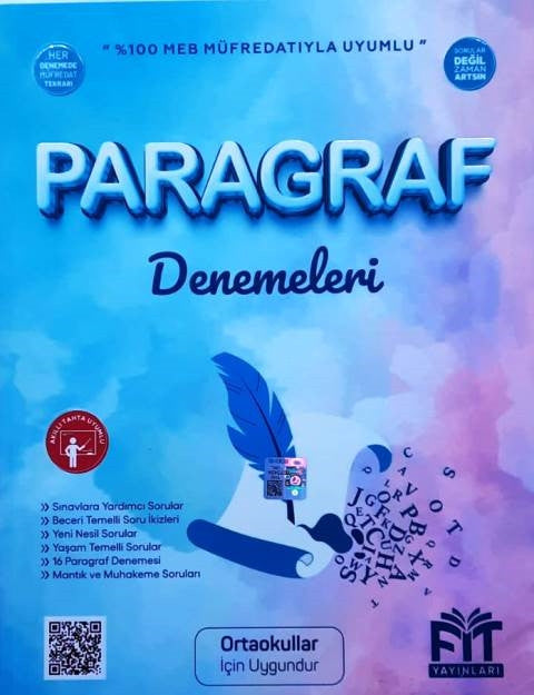 Orta Okullar İçin Paragraf Denemeleri kitap kapağı
