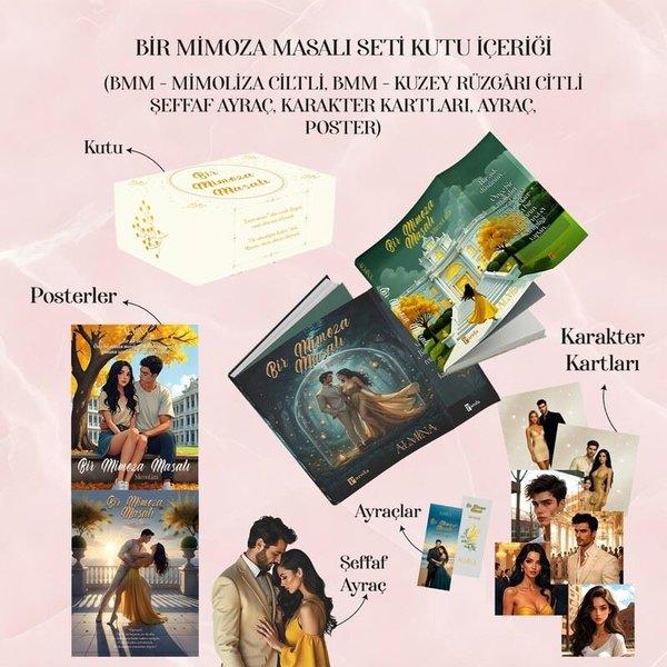 Bir Mimoza Masalı Seti - 2 Kitap Takım - Kutulu | Parola Yayınları (Ciltli) - Resim 1