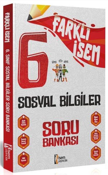 2024 6.Sınıf Sosyal Bilgiler Farklı İsem Soru Bankası | İsem Yayıncılık - Ortaokul (İnce Kapak) - Resim 1