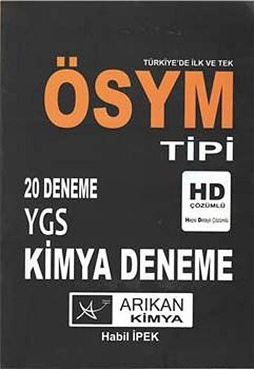ÖSYM Tipi YGS Kimya Deneme (20 Deneme) kitap kapağı