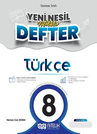 8. Sınıf Türkçe Yeni Nesil Nitelikli Defter | Nitelik Yayınları (Ciltsiz) - Resim 1