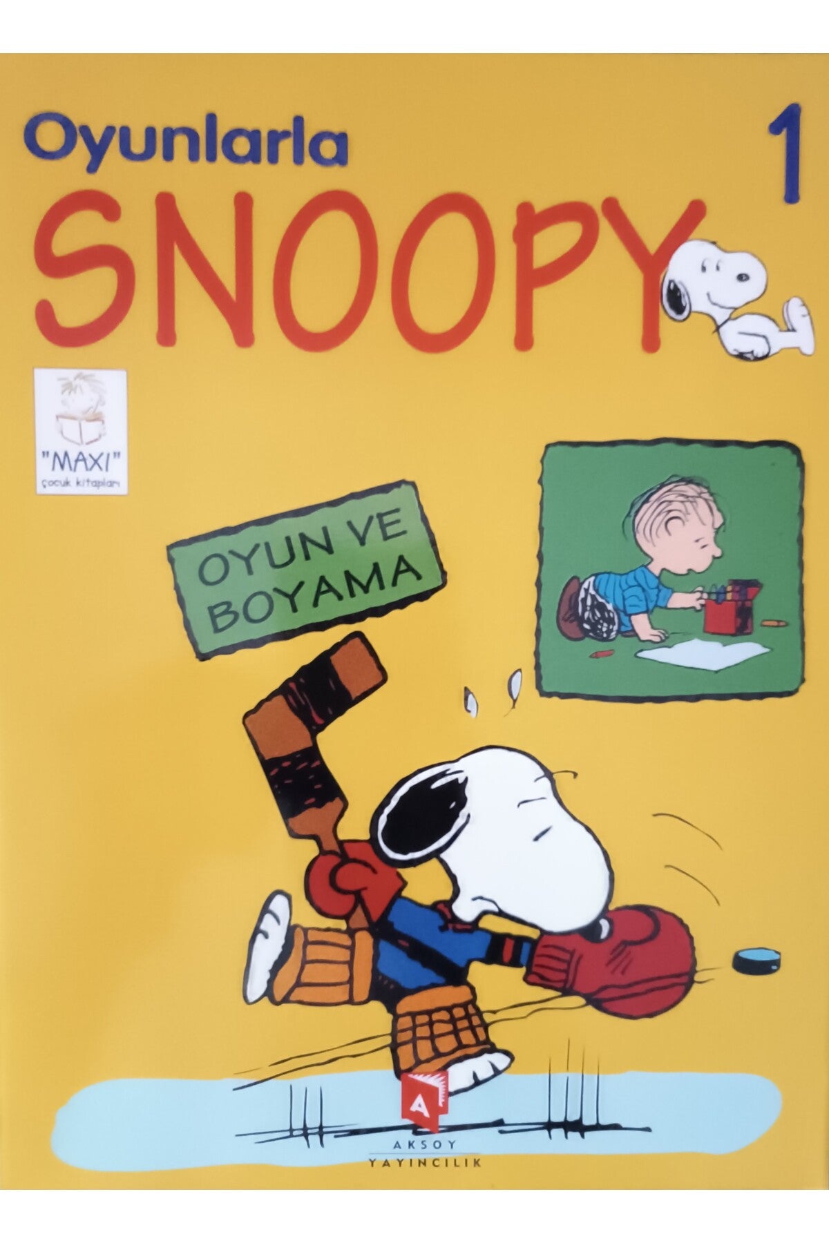 Oyunlarla Snoopy 1 - Kolektif kitap kapağı