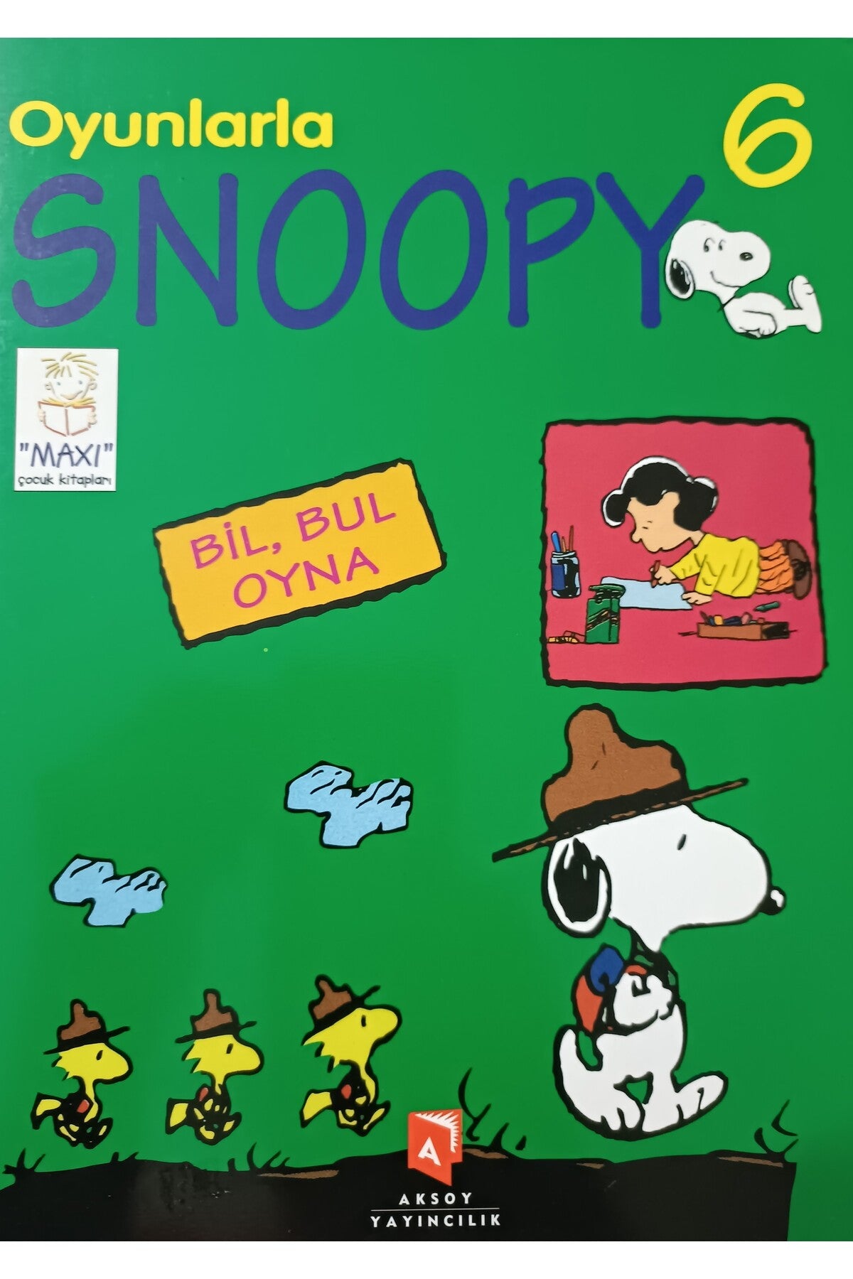 Oyunlarla Snoopy Bil Bul Oyna 6 kitap kapağı