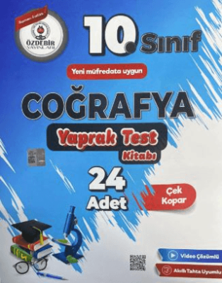 10. Sınıf Coğrafya Yaprak Test - Kolektif kitap kapağı