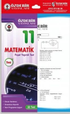 Özdebir Yayınları 11. Sınıf Matematik Çek Kopar Yaprak Test - Kolektif kitap kapağı