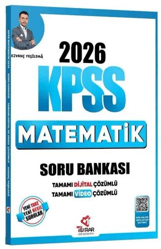 2026 KPSS Matematik Soru Bankası | Tekrar Akademi Yayınları (Ciltsiz) - Resim 1