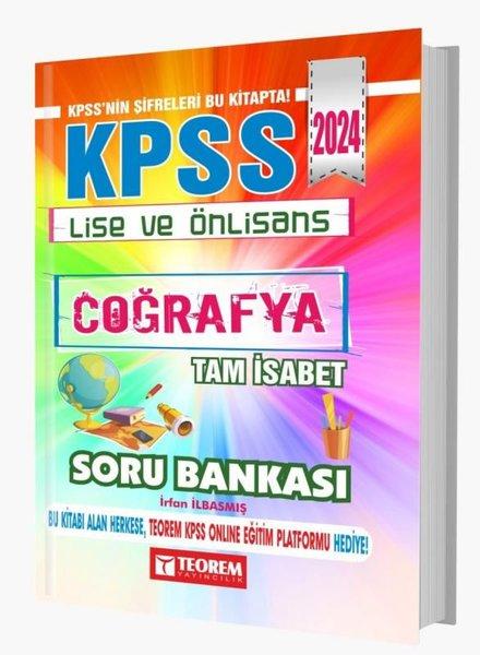 2024 KPSS Lise Ön Lisans Tam İsabet Coğrafya Soru Bankası | Teorem Yayınları (İnce Kapak) - Resim 1