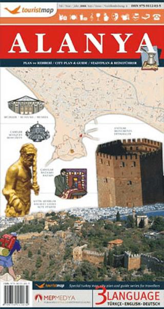 Touristmap Alanya | MepMedya Yayınları (Ciltsiz) - Resim 1