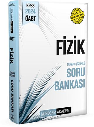 2024 KPSS ÖABT Fizik Tamamı Çözümlü Bankası | Pegem Akademi Yayıncılık (Ciltsiz) - Resim 1
