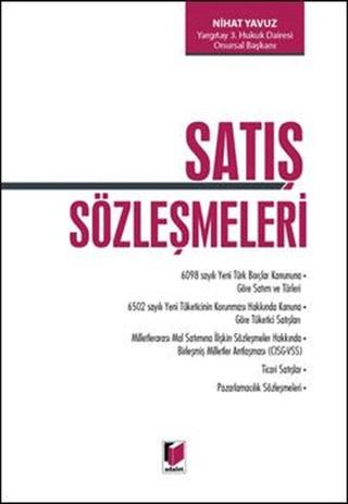 Satış Sözleşmeleri | Adalet Yayınevi (Ciltli) - Resim 1