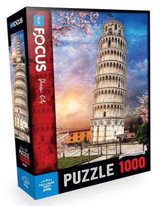 1000 Parça - Pisa Leaning Tower (Pisa Kulesi) | Blue Focus Yayınları - Resim 1