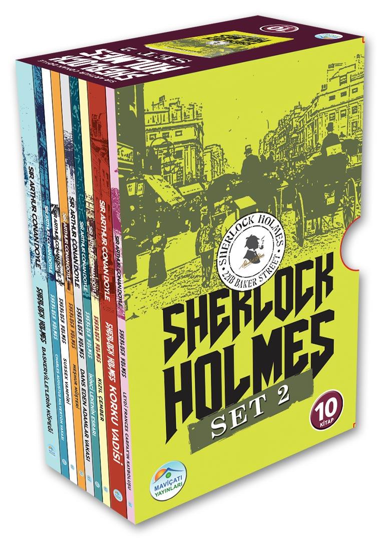 Sherlock Holmes Serisi 10 Kitap Seti -2 Maviçatı Yayınları