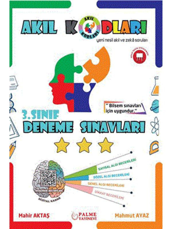 Palme 3.Sınıf Akıl Kodları Deneme Sınavları *Yeni* - Palme Yayınları - Kolektif kitap kapağı
