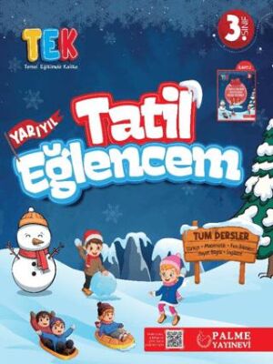 3. Sınıf Tek Yarıyıl Tatil Eğlencem - Gündüz Şatıroğlu kitap kapağı