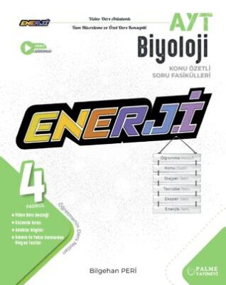 Palme Yayıncılık YKS AYT Enerji Biyoloji Konu Özetli Soru Fasikülleri - Bilgehan Peri kitap kapağı