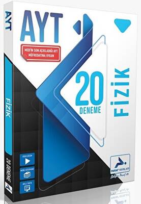 Paraf AYT Fizik 20`li Deneme - MEB Yeni Müfredat - Kolektif kitap kapağı