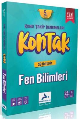 Paraf Yayınları 5. Sınıf Kontak 36 Haftada Fen Bilimleri - Kolektif kitap kapağı