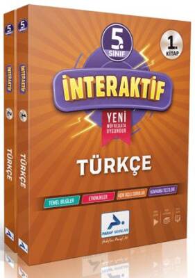 5. Sınıf İnteraktif Türkçe Etkinlik Kitabı - Kolektif kitap kapağı