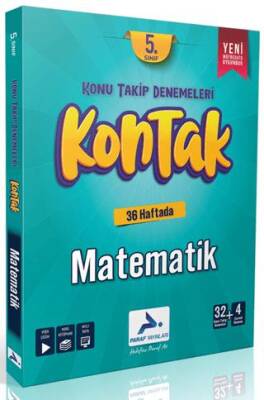Paraf Yayınları 5. Sınıf Kontak Matematik Denemeleri - Kolektif kitap kapağı
