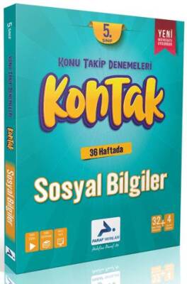 Paraf Yayınları 5. Sınıf Kontak Sosyal Bilgiler Deneme - Kolektif kitap kapağı