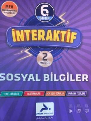 6. Sınıf İnteraktif Sosyal Bilgiler 2 Modül Soru Kütüphanesi - Kolektif kitap kapağı