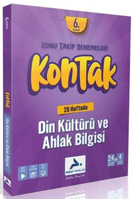 Paraf Yayınları 6. Sınıf Kontak Din Kültürü Ve Ahlak Bilgisi Denemeleri kitap kapağı