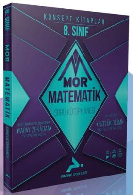 Paraf 8. Sınıf Mor Matematik Soru Kütüphanesi - Kolektif kitap kapağı