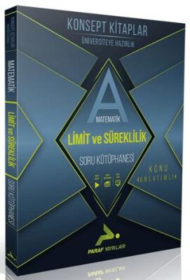 Paraf Üniversiteye Hazırlık Limit ve Süreklilik Soru Kütüphanesi - Kolektif kitap kapağı