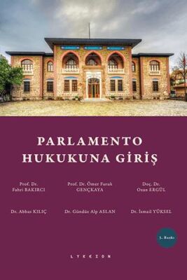 Parlamento Hukukuna Giriş - Kolektif kitap kapağı