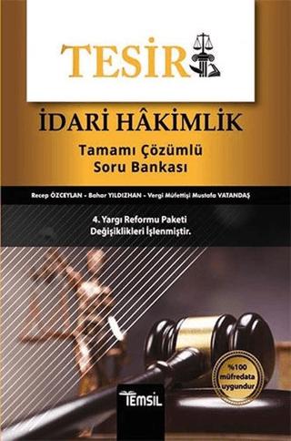 Tesir İdari Hakimlik Tamamı Çözümlü Soru Bankası | Temsil Kitap (Ciltsiz) - Resim 1