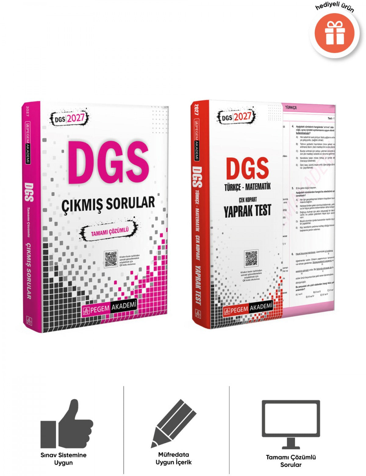 Pegem 2027 DGS Çıkmış Sorular ve Yaprak Test Seti 2 Kitap Pegem Yayıncılık kitap kapağı