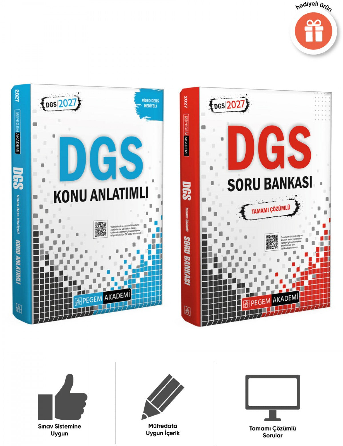 Pegem 2027 DGS Konu Anlatımlı Soru Bankası Seti 2 Kitap Pegem Yayıncılık kitap kapağı
