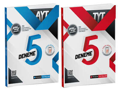 Pegem Akademi TYT 5 Deneme - AYT 5 Deneme kitap kapağı
