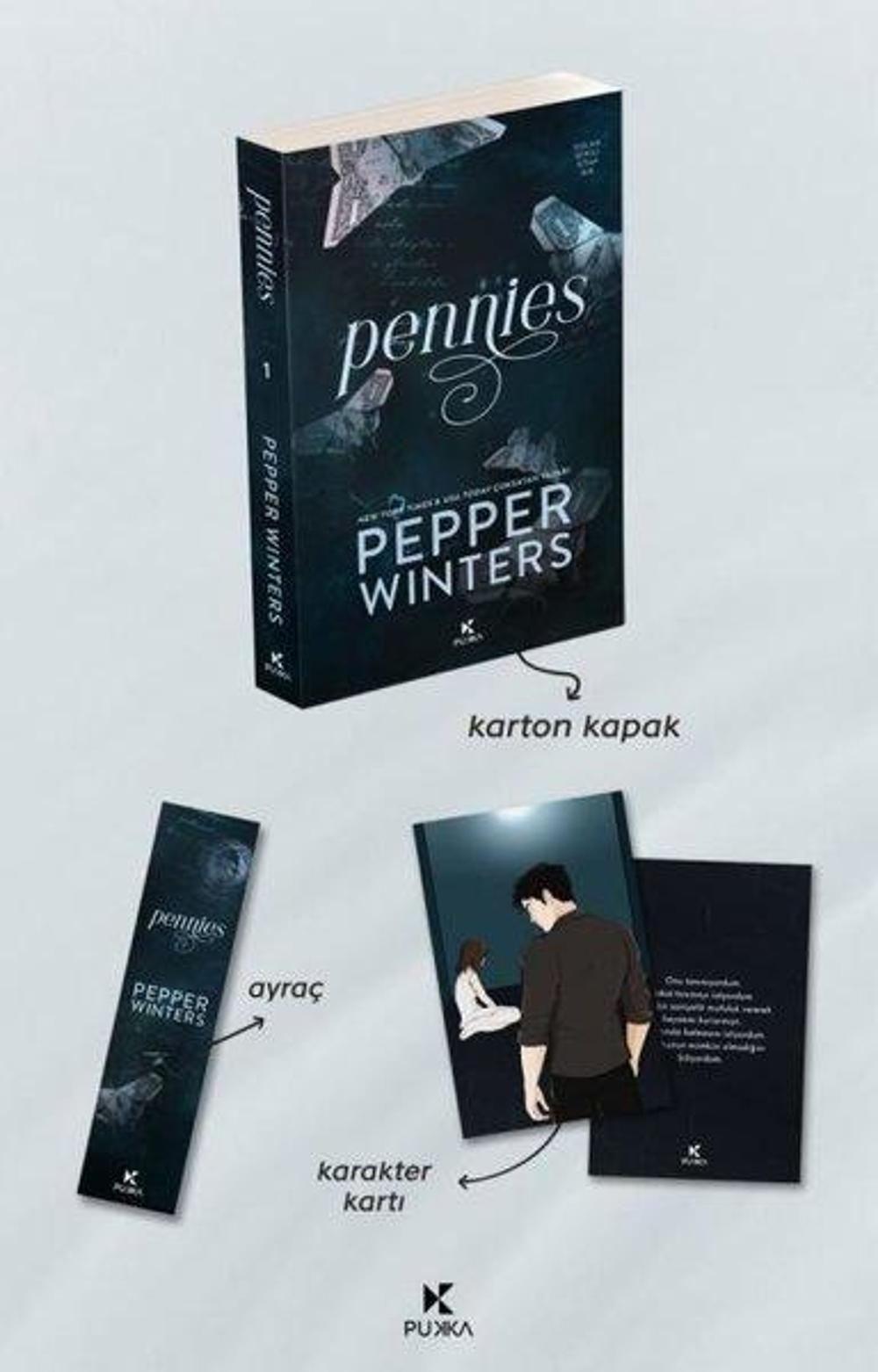 Pennies - Dollar Serisi 1. Kitap - Ayraç ve Karakter Kartı Hediyeli | Pukka Yayınları