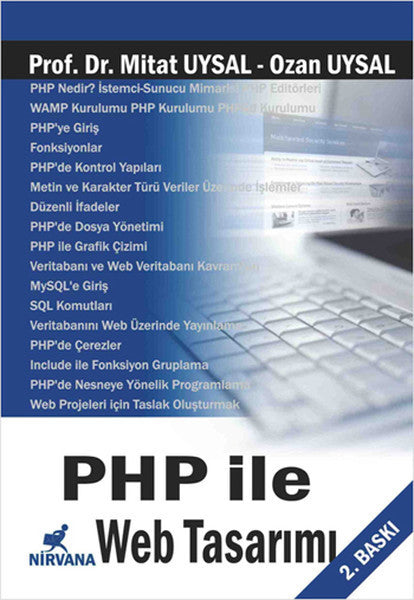 PHP ile Web Tasarımı - Prof. Dr. Mithat Uysal kitap kapağı