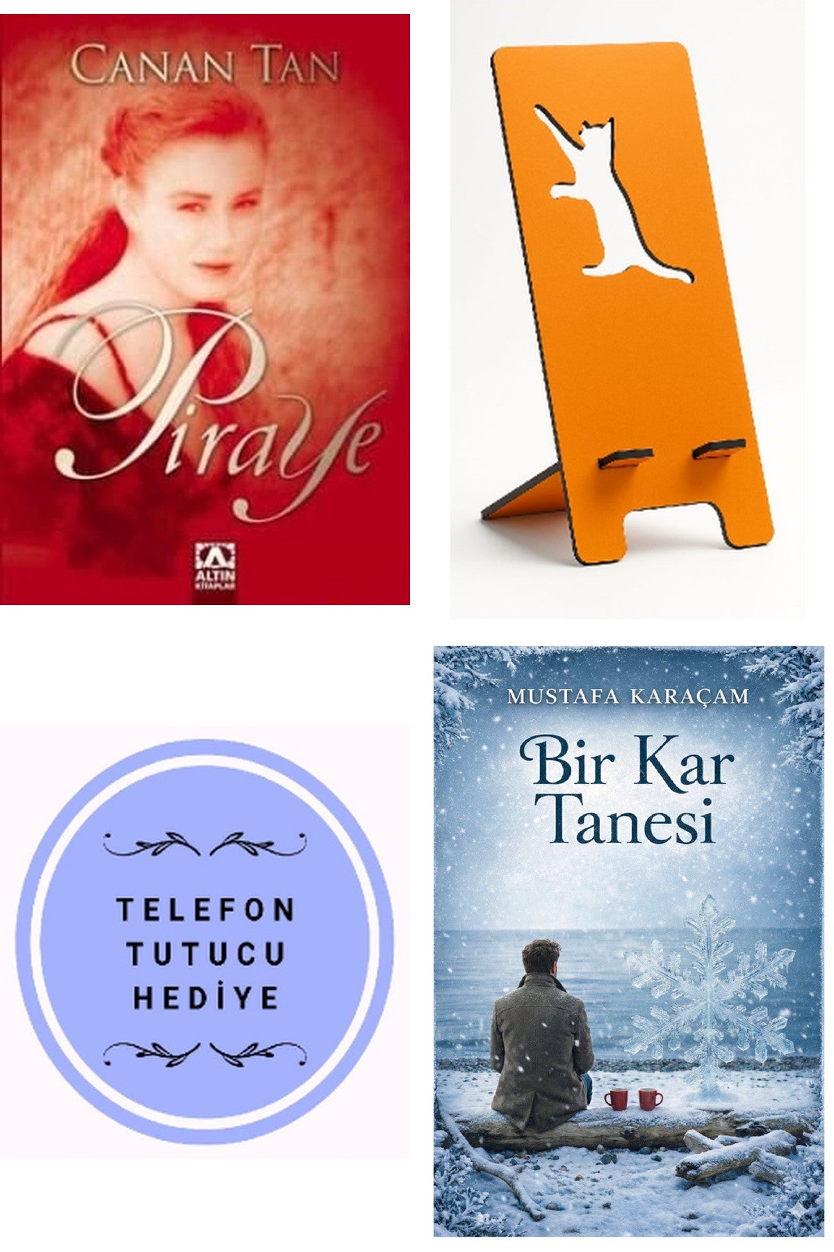 Piraye - Canan Tan + Telefon Tutucu + Bir Kar Tanesi kitap kapağı