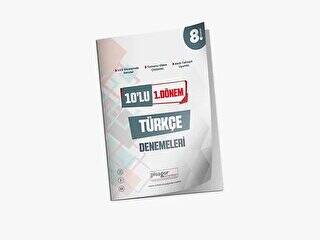Zeka Küpü Yayınları Pisgor 8. Sınıf 10` lu 1. Dönem Türkçe Denemeleri - Kolektif kitap kapağı