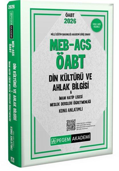 2026 MEB AGS ÖABT Din Kültürü ve Ahlak Bilgisi - İmam Hatip Lisesi Mes.Lisesi Öğr. Konu Anlatımlı | Pegem Akademi Yayıncılık (İnce Kapak) - Resim 1