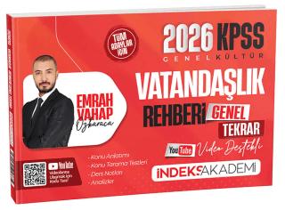 2026 KPSS Vatandaşlık Rehberi Video Destekli Genel Tekrar | İndeks Akademi Yayıncılık (Ciltsiz) - Resim 1
