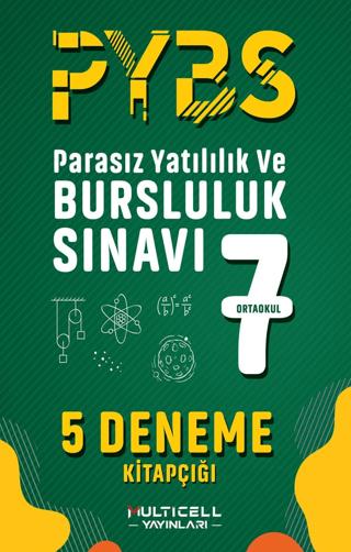 7. Sınıf PYBS 5 Deneme Kitapçığı | Multicell Yayınları (Ciltsiz) - Resim 1