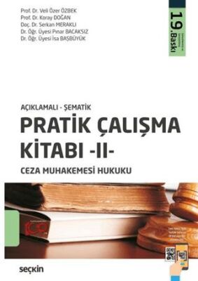 Pratik Çalışma Kitabı – II – Ceza Muhakemesi Hukuku - Veli Özer Özbek kitap kapağı