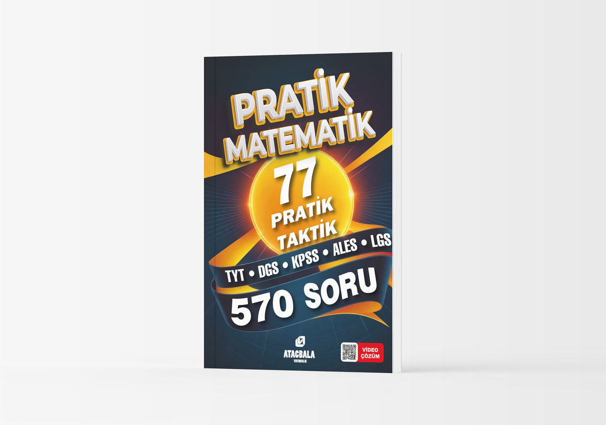 Pratik Matematik 77 Pratik Taktik TYT-DGS-KPSS-ALES-AGS-LGS Atacbala Yayıncılık kitap kapağı