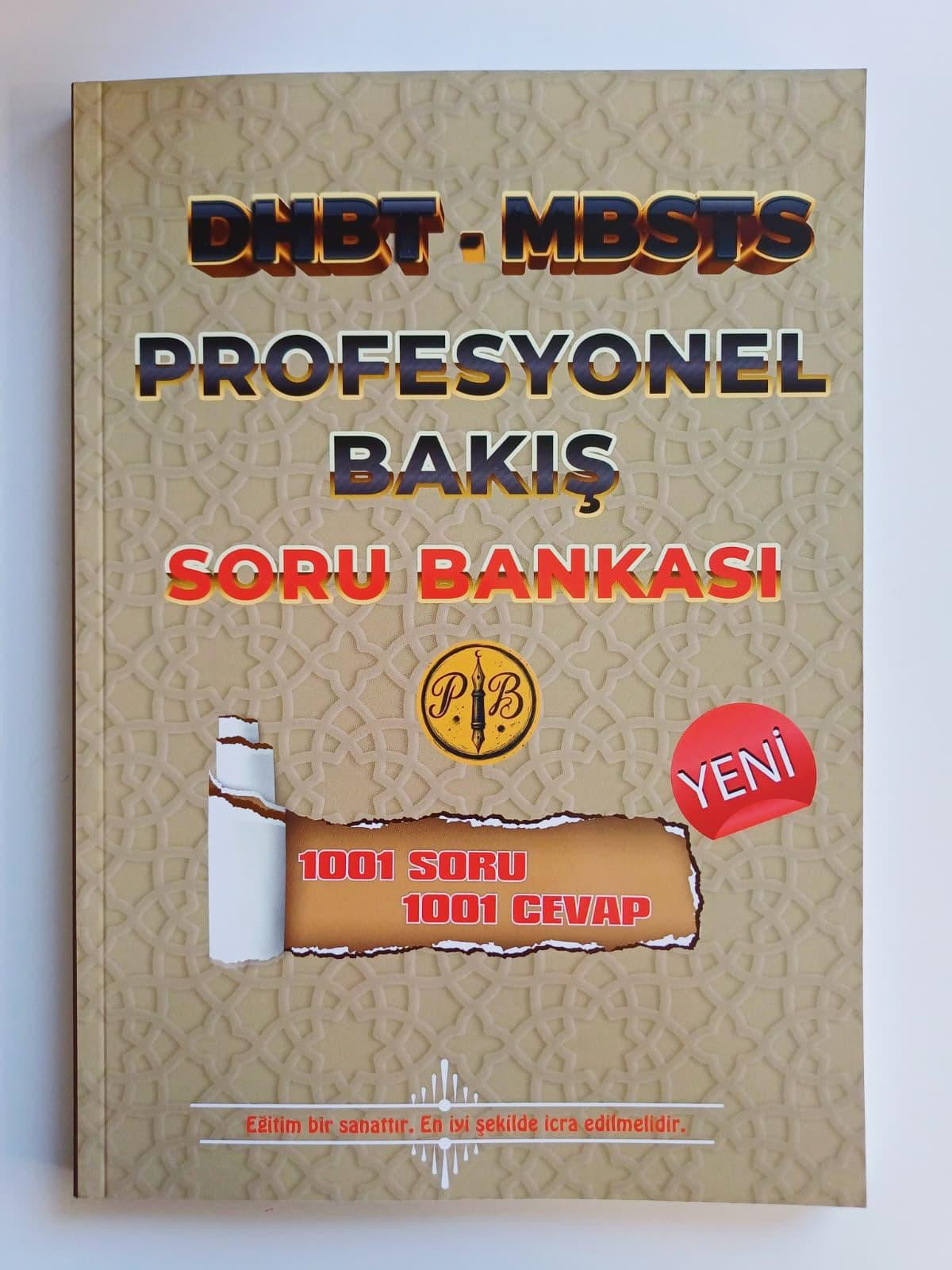 Profesyonel Bakış Dhbt-mbsts -Soru Bankası - 2026 kitap kapağı