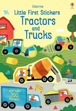 Little First Stickers Tractors and Trucks | Usborne (Ciltsiz) - Resim 1