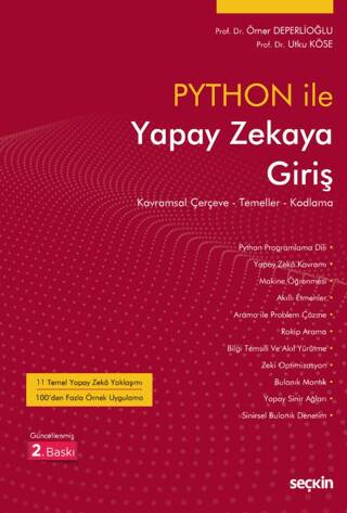 Python İle Yapay Zekaya Giriş - Utku Köse kitap kapağı